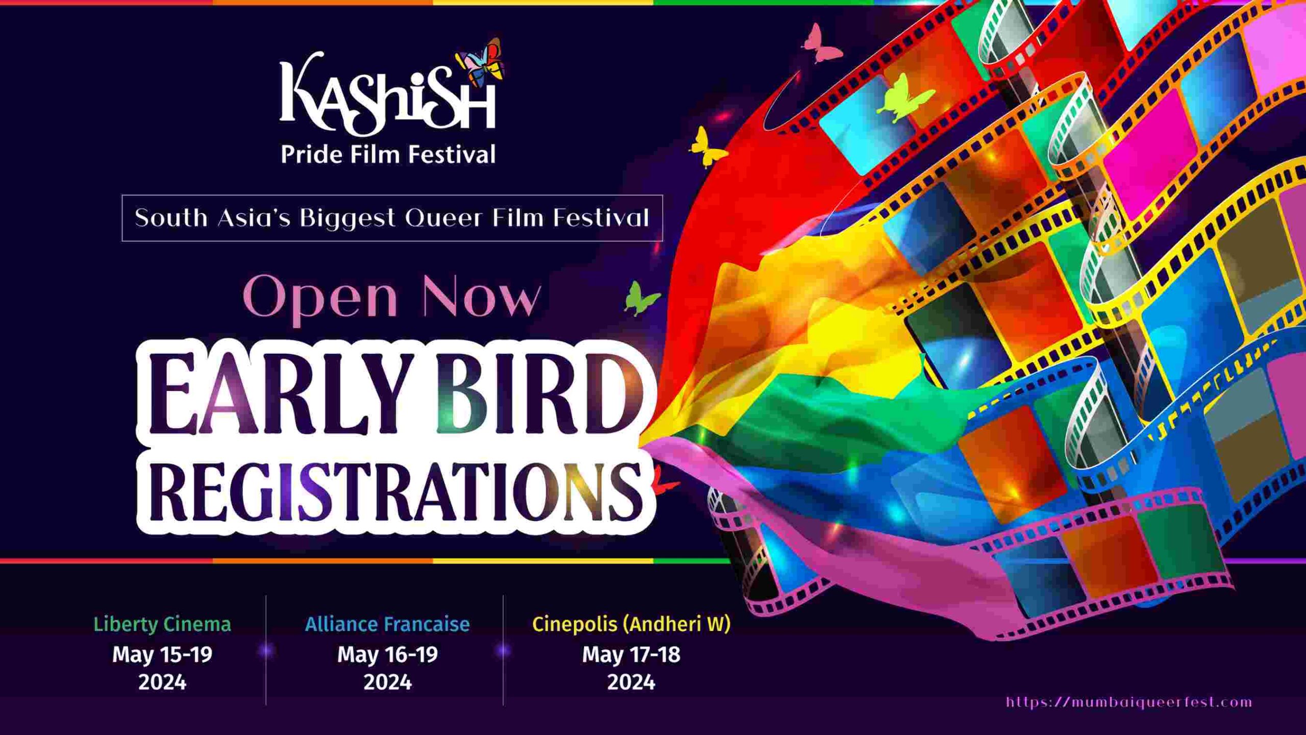 Kashish 2024 Early Bird Registrations will close in 2 days
